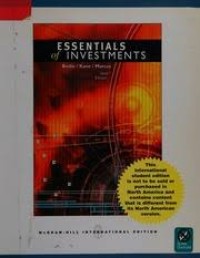 Image of Essentials of investments