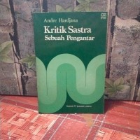Image of Kritik sastra sebuah pengantar