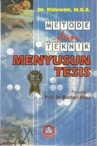 Image of Metode & teknik menyusun tesis