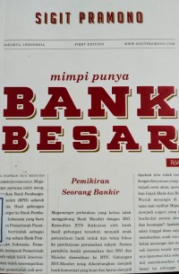 Image of Mimpi punya bank besar