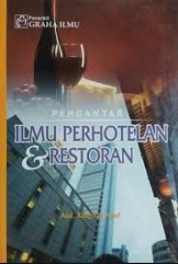 Image of Pengantar ilmu perhotelan & restoran