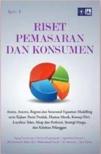 Image of Riset pemasaran dan konsumen; seri 3
