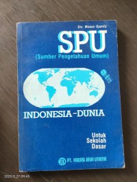 Image of Sumber pengetahuan umum (SPU) Indonesia - dunia