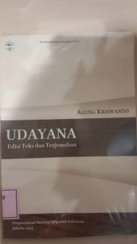 Image of Udayana : edisi teks dan terjemahan